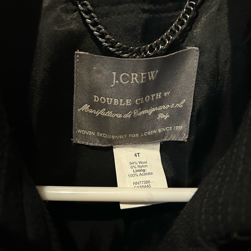 NWOT J. Crew Collection double cloth lined and belted coat ❤️ - Picture 4 of 4